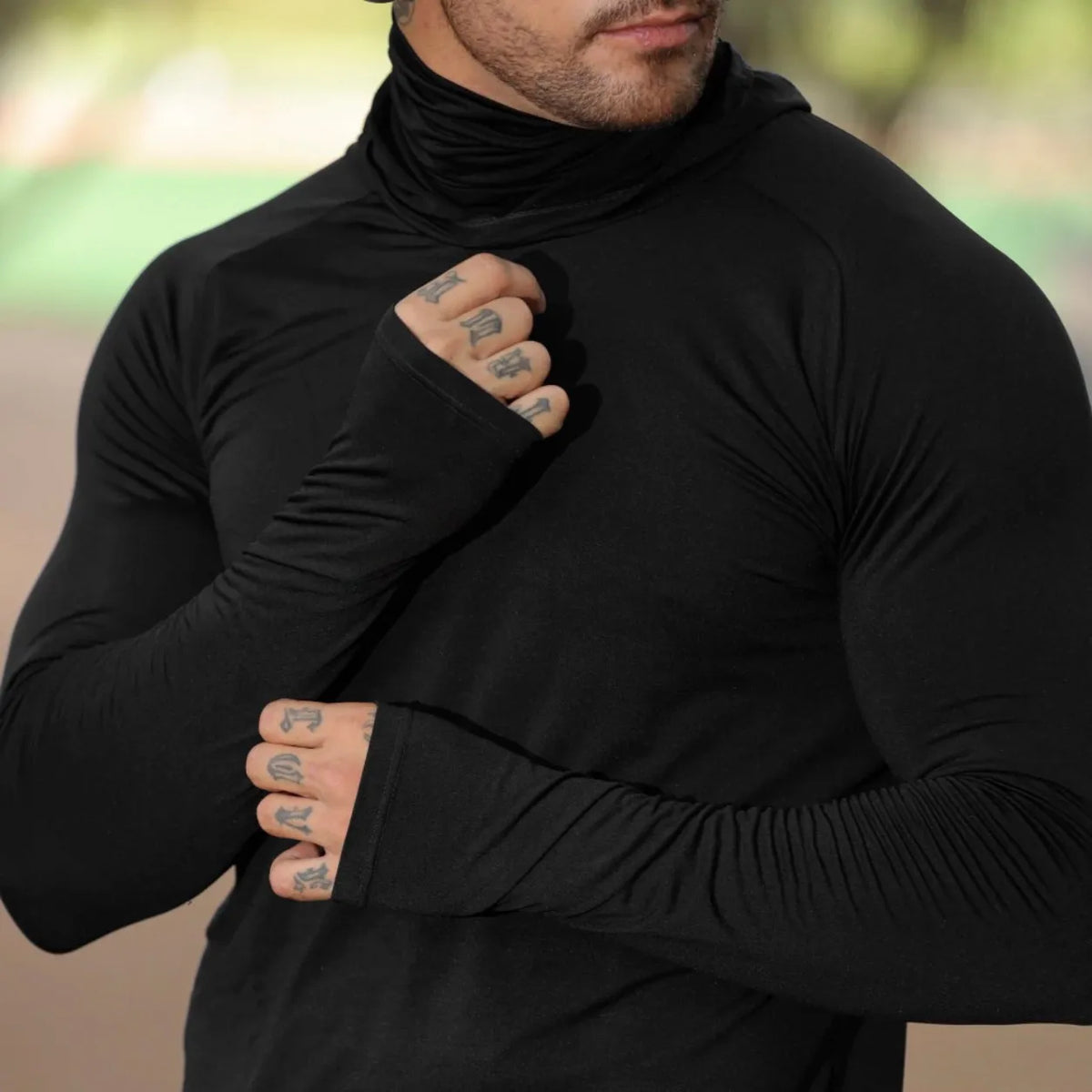 Camiseta Ninja Protectora | Capota y Cuello Integrado