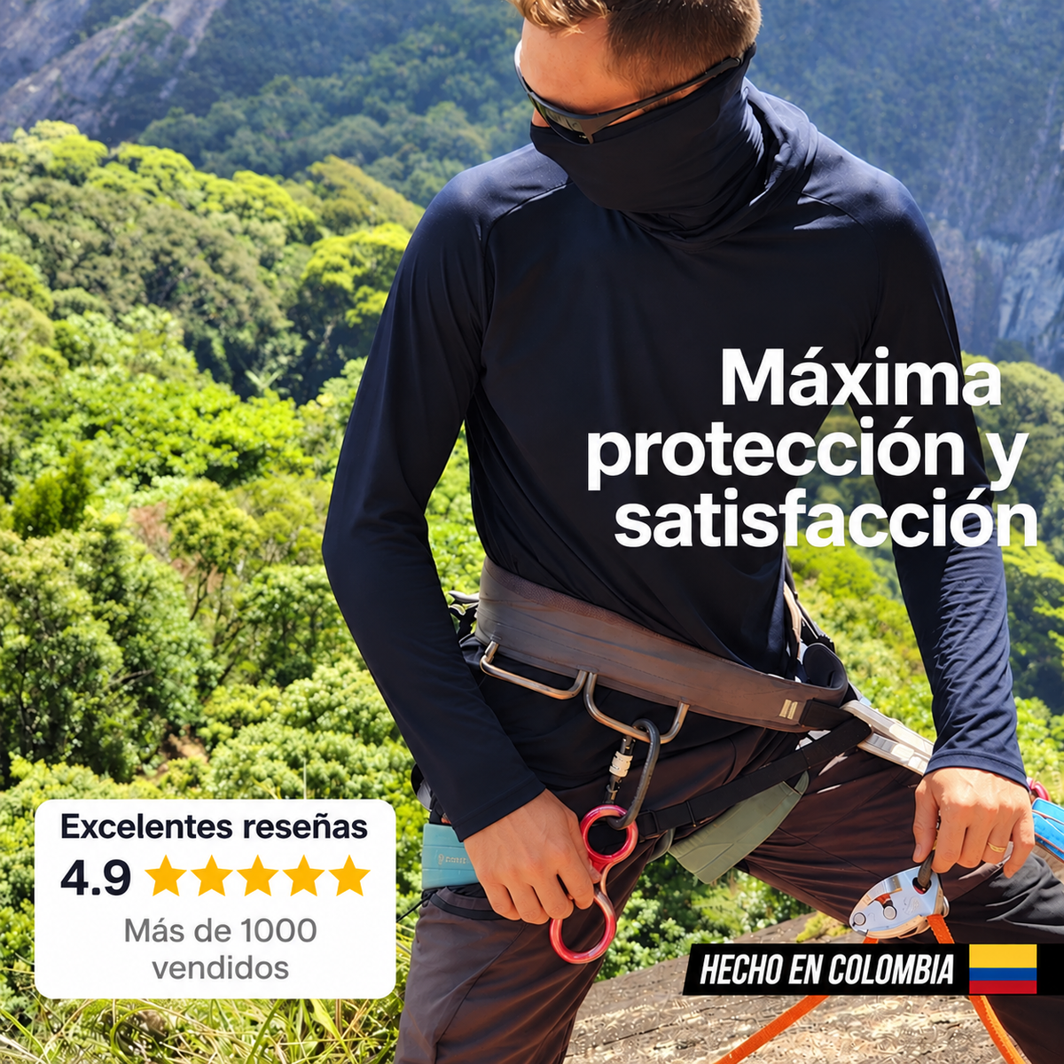 Camiseta Ninja Protectora | Capota y Cuello Integrado