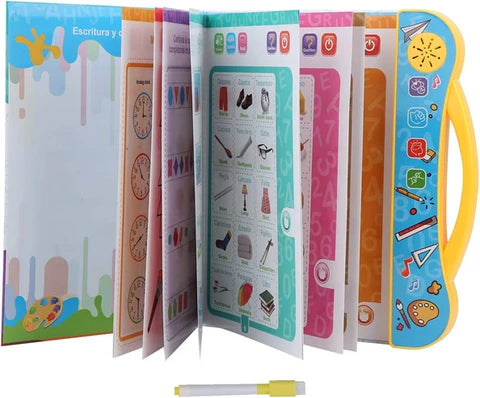Libro Mágico Interactivo para Niños: Aprende Jugando con Sonidos y Dibujos